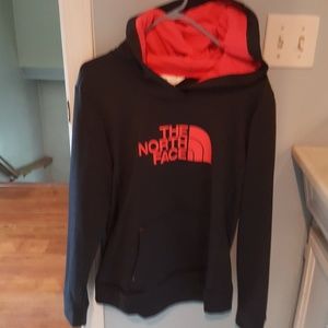 North face pullover with hood